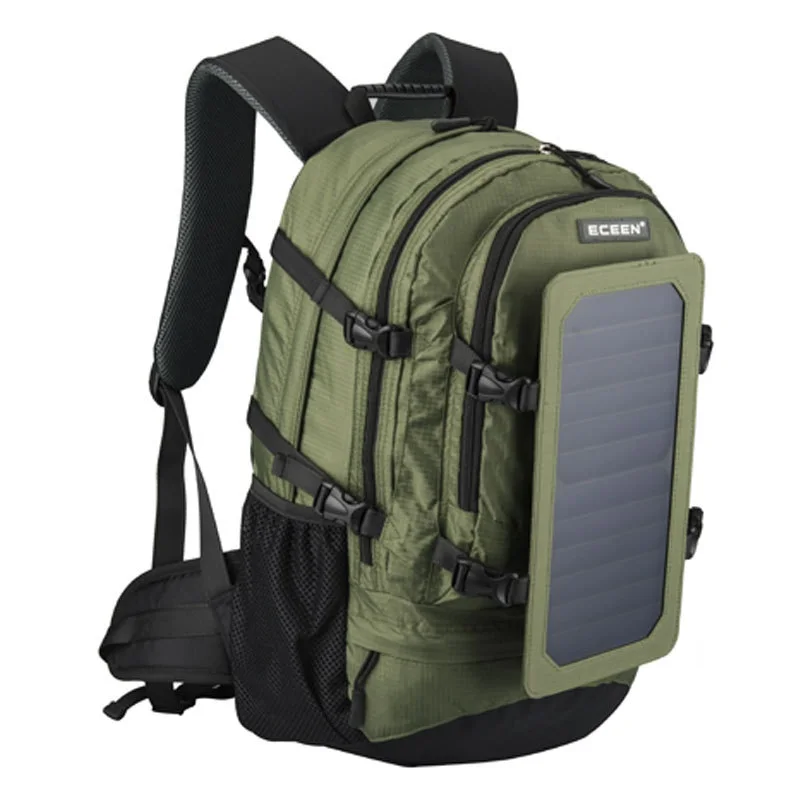 Travel Hiking Backpack 6v Solar powered Panel