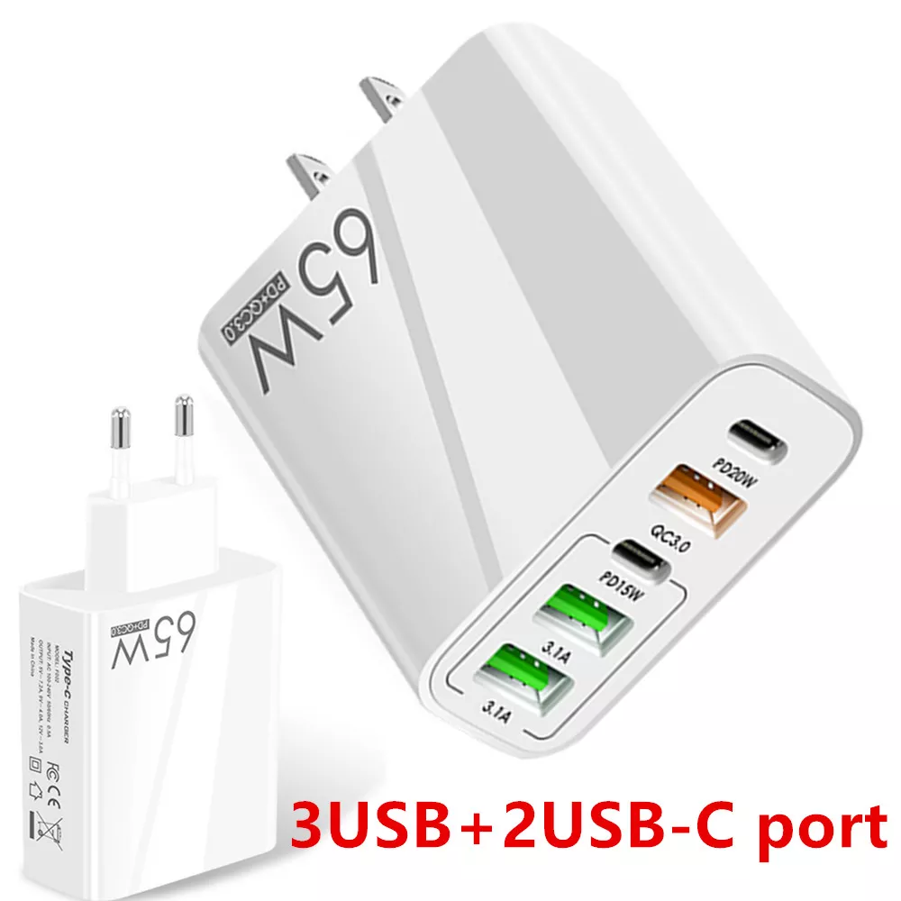 USB C Charger Fast Charging 65W Type C