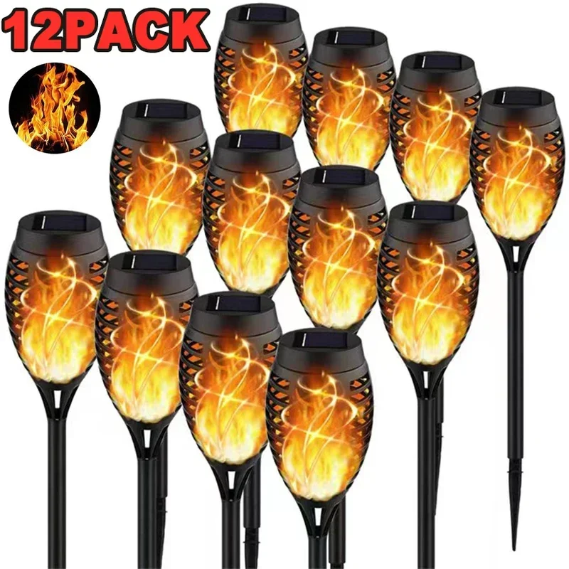 Solar Flame Torch Light Flickering Light